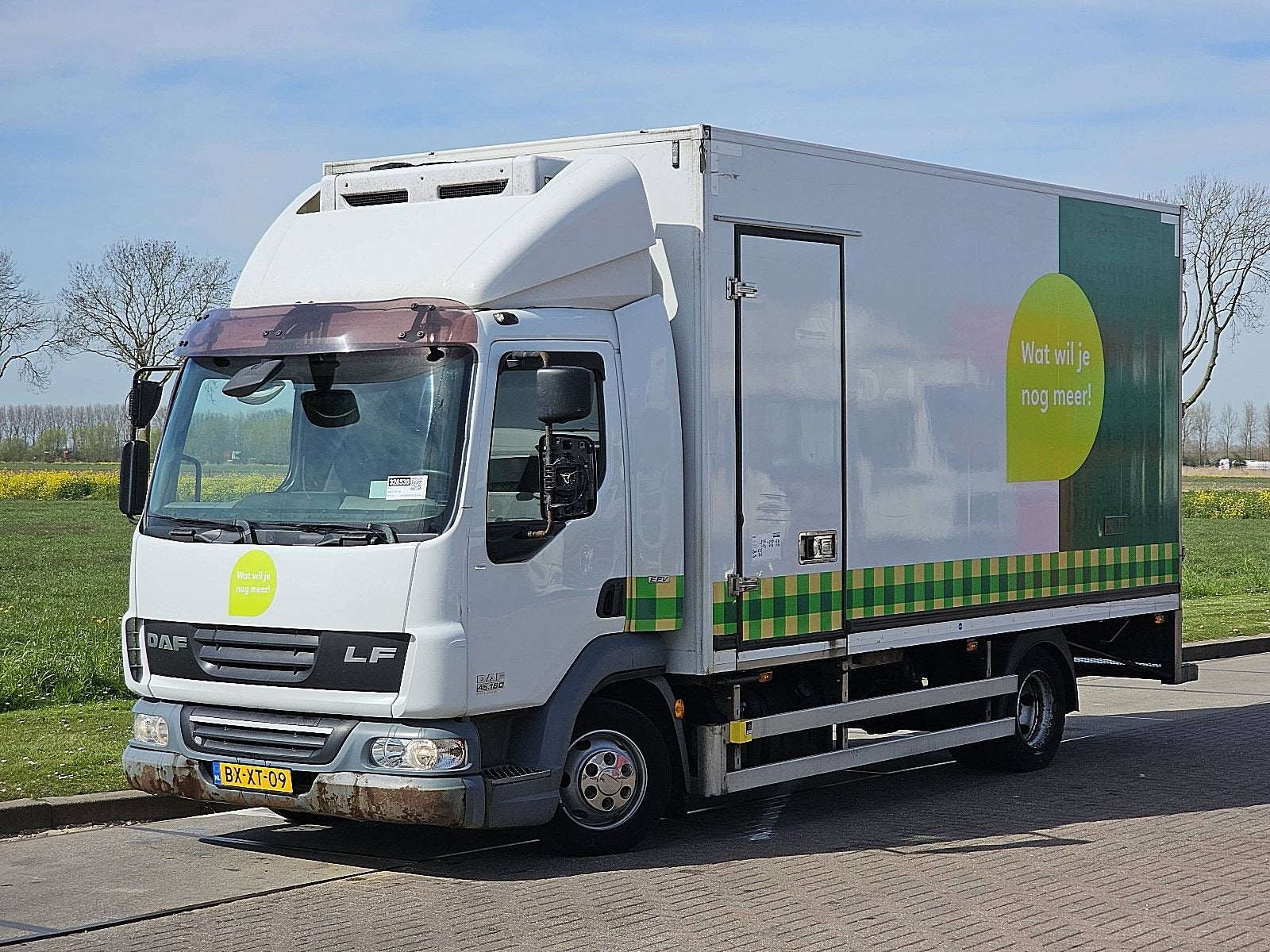 DAF LF 45.160 side doors frigo, Auto's, Automaat, Euro 5, 160 pk, Wit