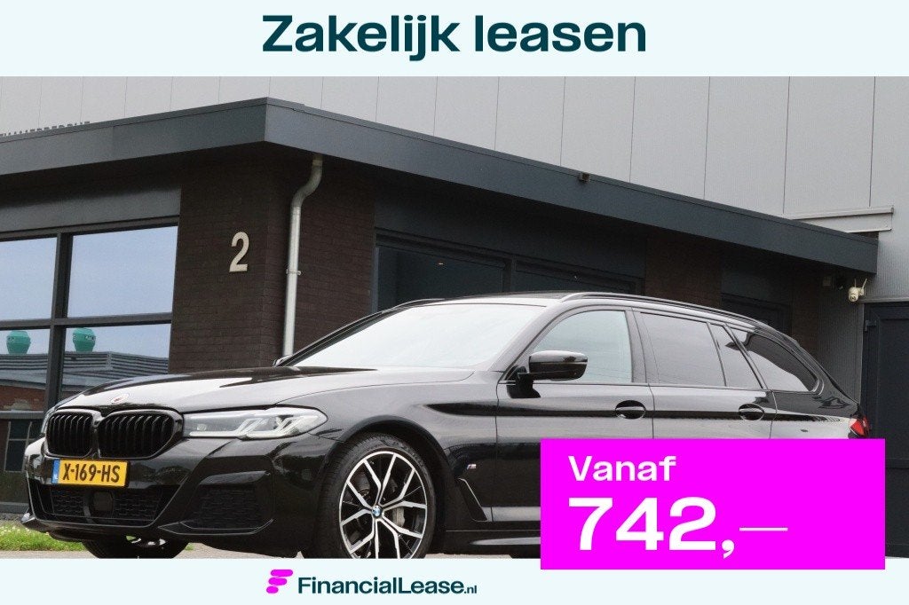 BMW 5 Serie Touring 530d M Sport Laser Pano 360 19 inch Co, Automaat, Adaptive Cruise Control, Achterwielaandrijving, Gebruikt