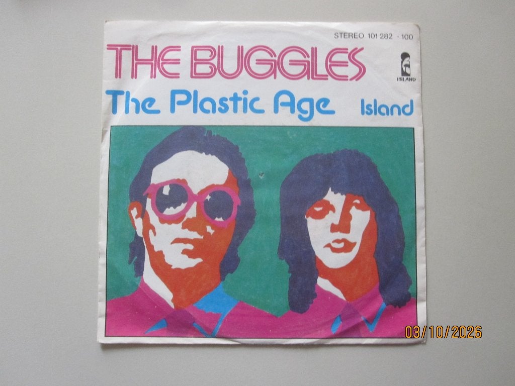 THE BUGGLES -  the plastic age - vinyl 7', Gebruikt, 7 inch, Ophalen of Verzenden, Pop