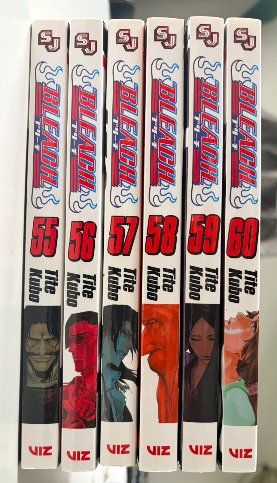 Manga: Bleach, vol. 55 t/m 60 (Engles), Boeken, Meerdere comics, Ophalen of Verzenden, Zo goed als nieuw, Japan (Manga)