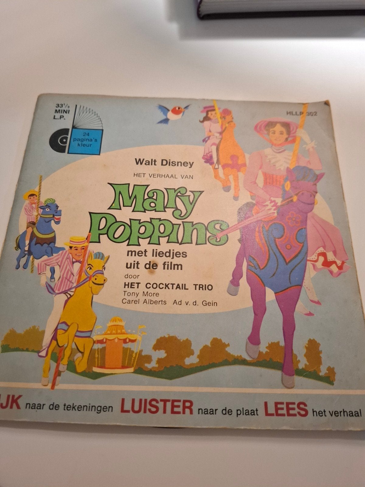 Walt Disney's Mary Poppins single met liedjes uit de film, Cd's en Dvd's, LP, Gebruikt, Filmmuziek en Soundtracks, 7 inch