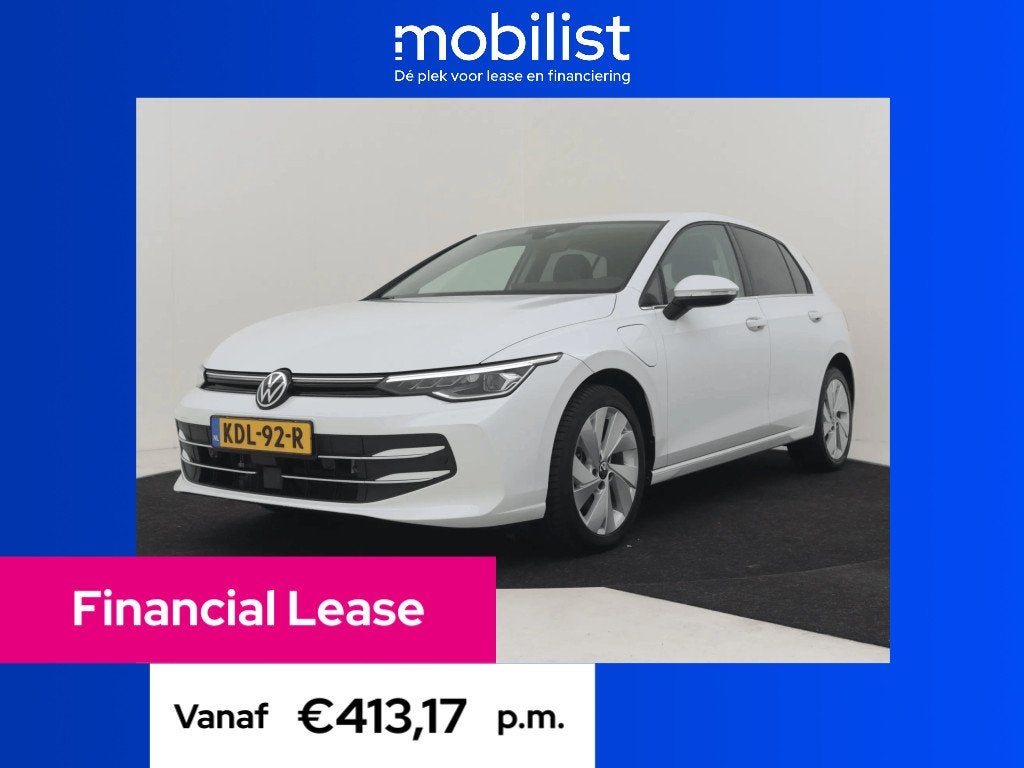 Volkswagen Golf 1.5 eHybrid Style Edition 204PK DSG/AUTO, 4 cilinders, Wit, Plug-in hybride, Bedrijf