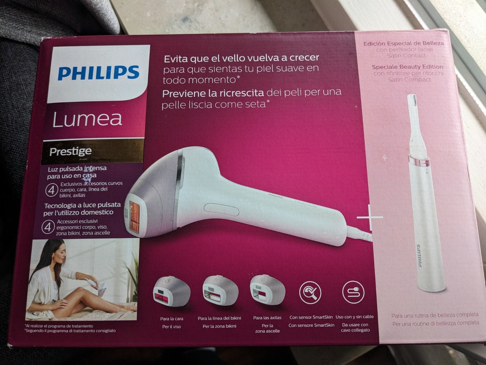 Philips Lumea Prestige IPL Hair Removal Device, Ophalen, Nieuw, Scheren en Epileren