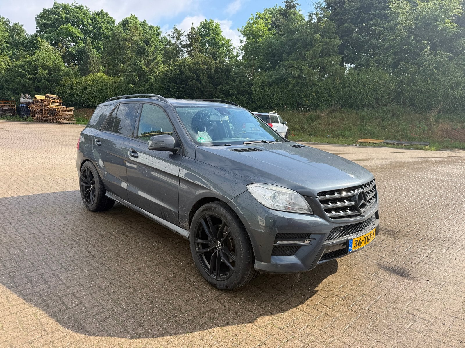 Mercedes-Benz M-Klasse Ml350 Bluetec 4MATIC 2012 Grijs, Auto's, Automaat, 258 pk, 2987 cc, Diesel
