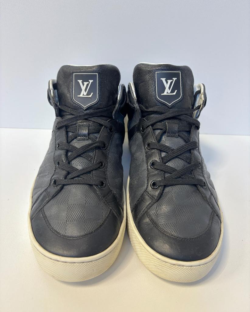 LOUIS VUITTON Grijs Damier HEREN sneakers Maat UK 7 - EU 41, Kleding | Heren, Overige kleuren, Ophalen of Verzenden, Louis Vuitton