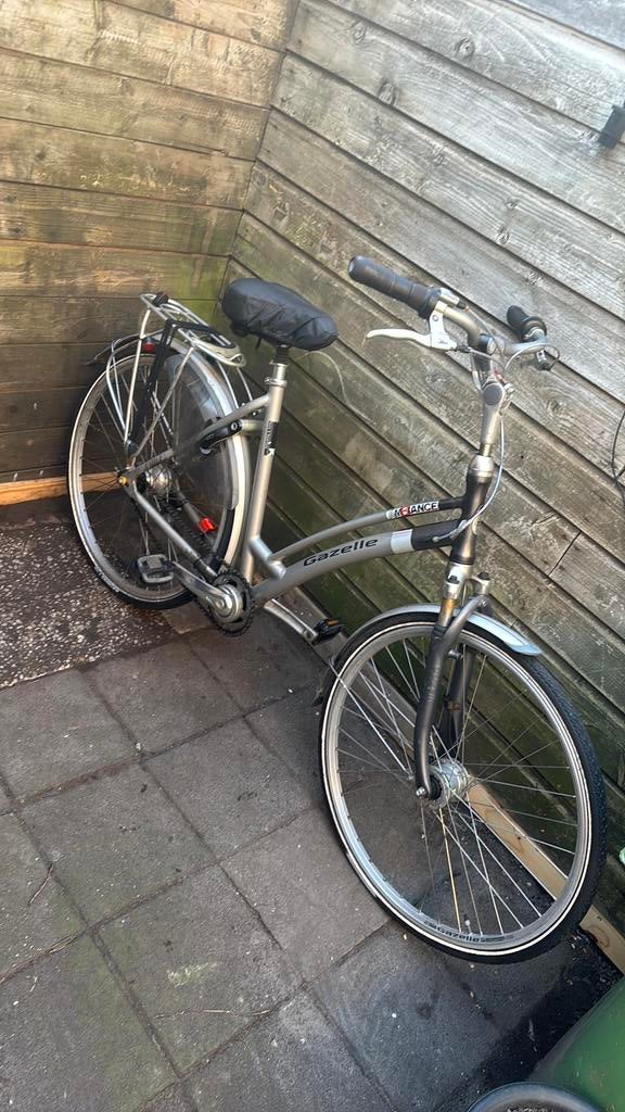 Gazelle dames fiets, Gebruikt, Velgrem, Versnellingen, Gazelle