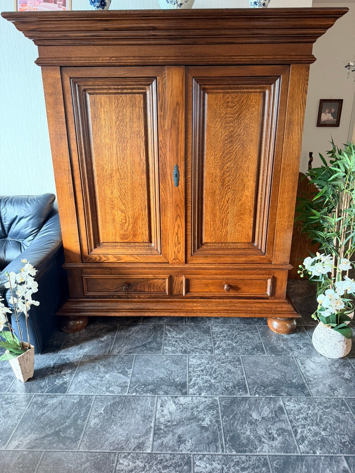 Gratis mooie grote kast hout, Huis en Inrichting, Ophalen, Zo goed als nieuw, 50 tot 75 cm, 150 tot 200 cm