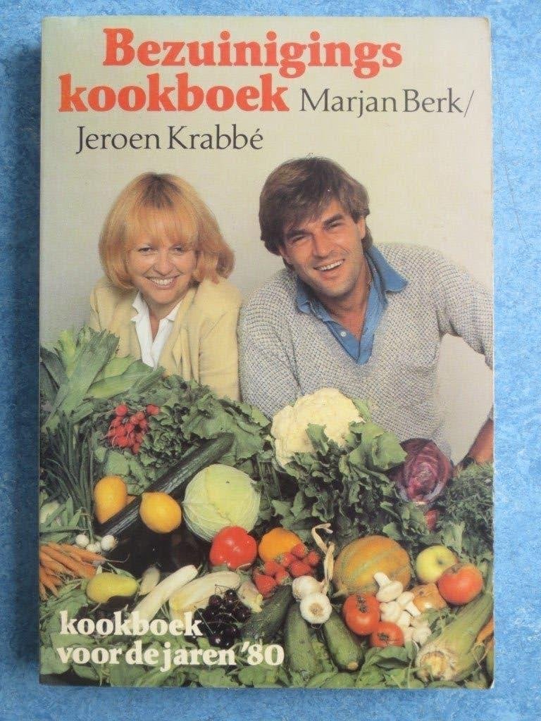 Bezuinigingskookboek - Marjan Berk en Jeroen Krabbé, Boeken, Kookboeken, Ophalen of Verzenden, Gelezen, Marjan Berk en Jeroen Krabbé