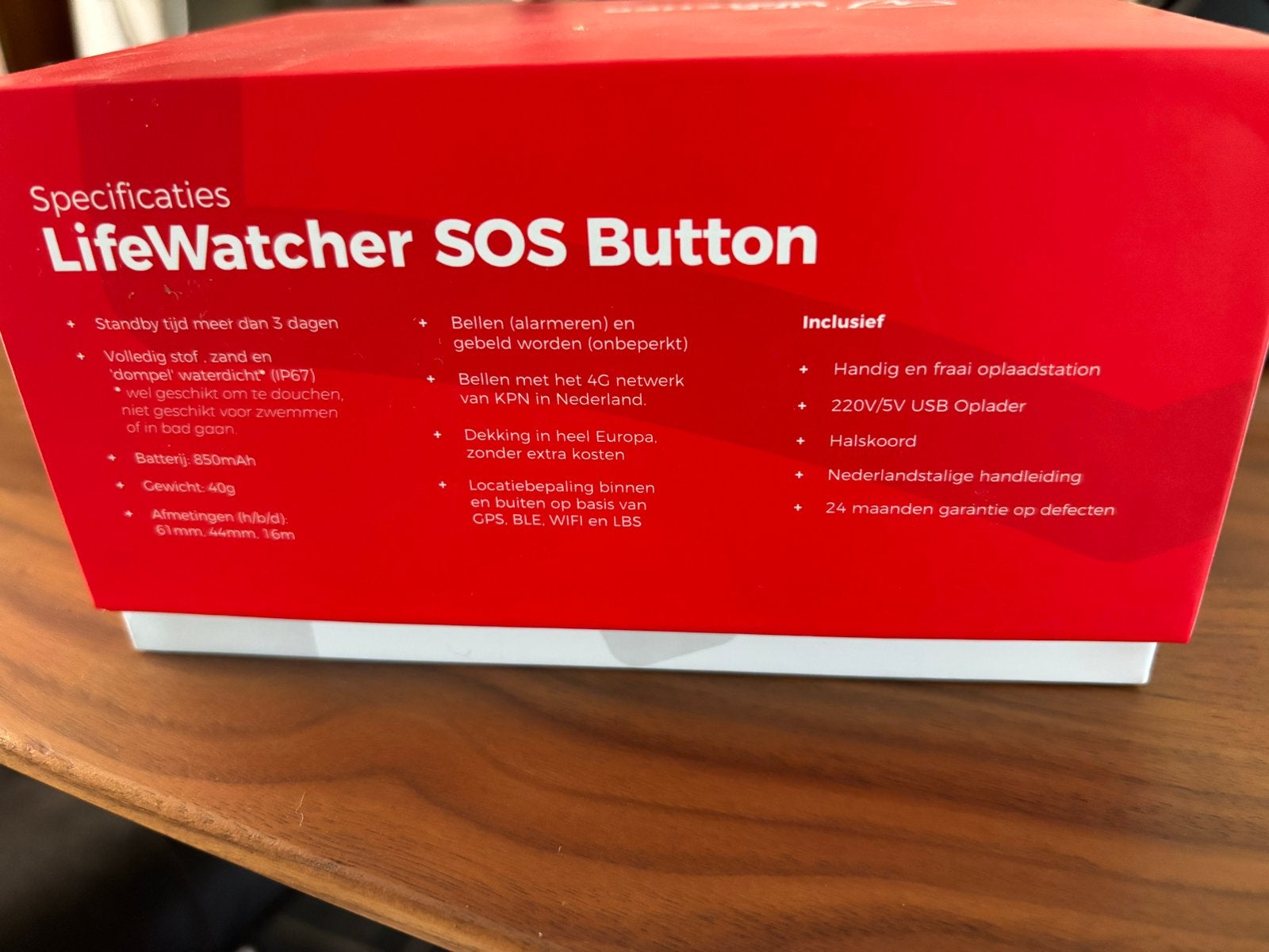 LifeWatcher SOS Button pro, Noordwijkerhout, Ophalen of Verzenden, Zo goed als nieuw, Lifewatcher