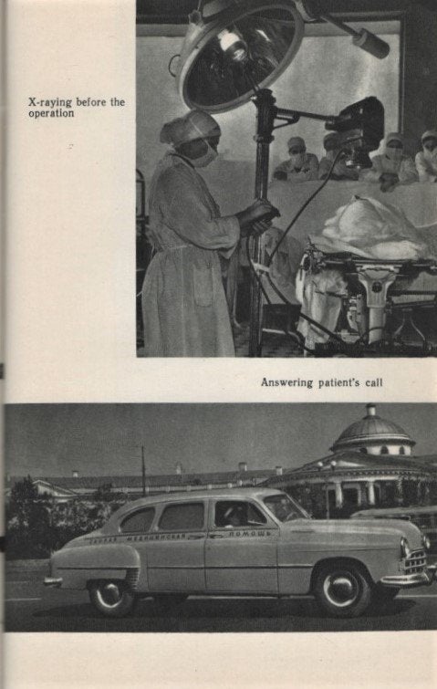 The Land of Soviets ~ The Country and the People ~ 1957, Verzenden, 20e eeuw of later, Gelezen, Europa