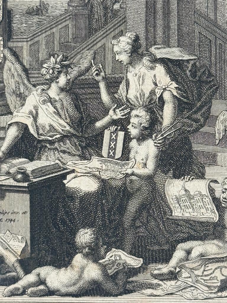 1744 - Joan Bleau - Tooneel der steden Amsterdam P0870-16, Ophalen of Verzenden, Ets, 1700 - 1799