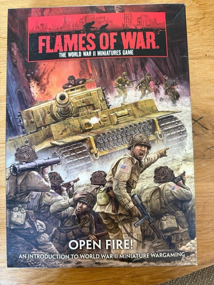 Flames of War: Open Fire! WWII Miniatuur Wargame Set, Hobby en Vrije tijd, Ophalen of Verzenden, Nieuw, Historisch, Figuurtje(s)