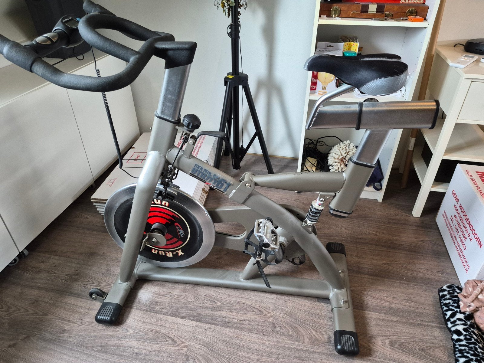 spinning bike, Ophalen, Gebruikt, Spinningfiets, Aluminium