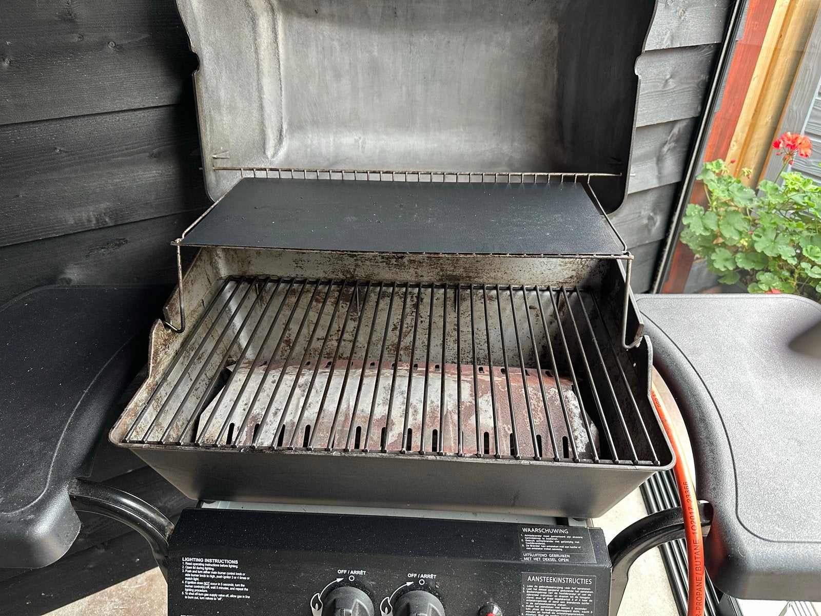 Grill Pro gasbarbecue met gasfles en hoes, Ophalen, Gebruikt