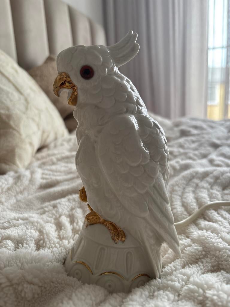 Papegaai oude parfumlamp, Ophalen of Verzenden, Gebruikt