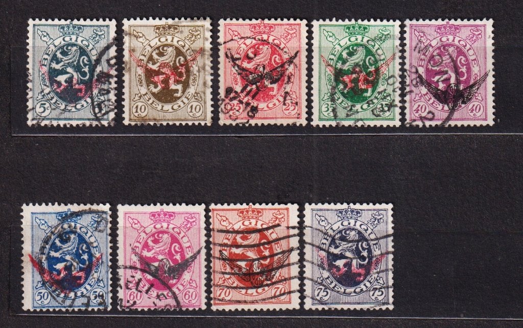 België Dienstzegels 1929 S7-S15 gestempeld, Ophalen, Gestempeld, Gestempeld