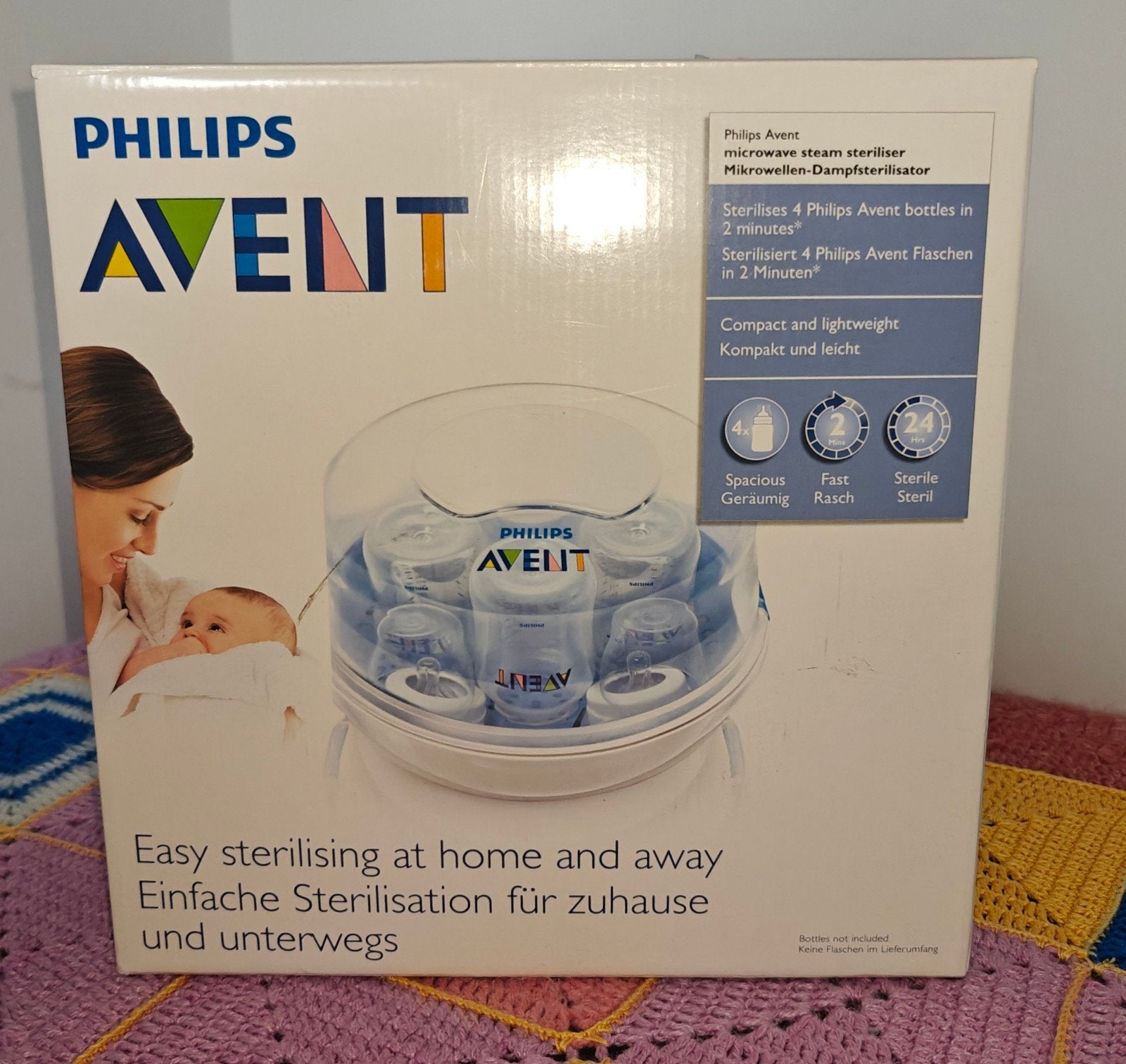 Philips Avent magnetron sterilisator – met originele doos, Ophalen, Sterilisator, Philips Avent, Zo goed als nieuw