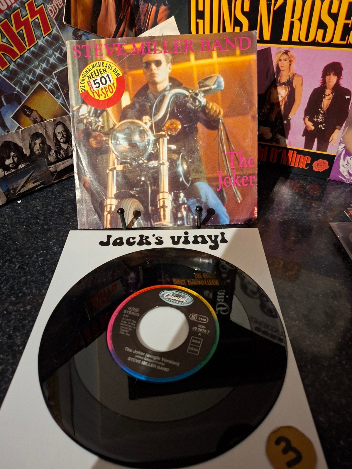 Steve Miller Band - The Joker (Single Vinyl) 1990/3, 1990 - 1999, 7 inch, Ophalen of Verzenden, Fotohoes
