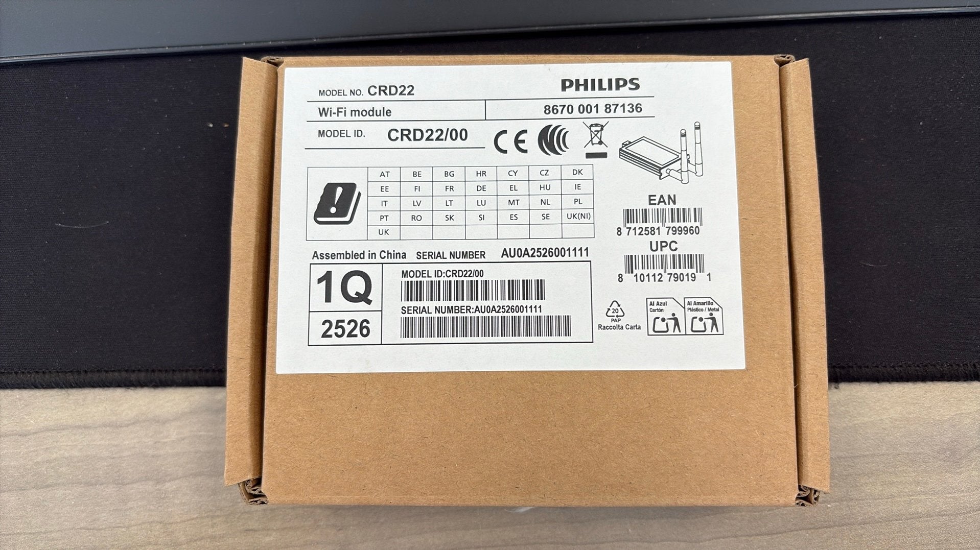 Philips CRD22 wifi module - meerdere aanwezig, Ophalen of Verzenden, Nieuw