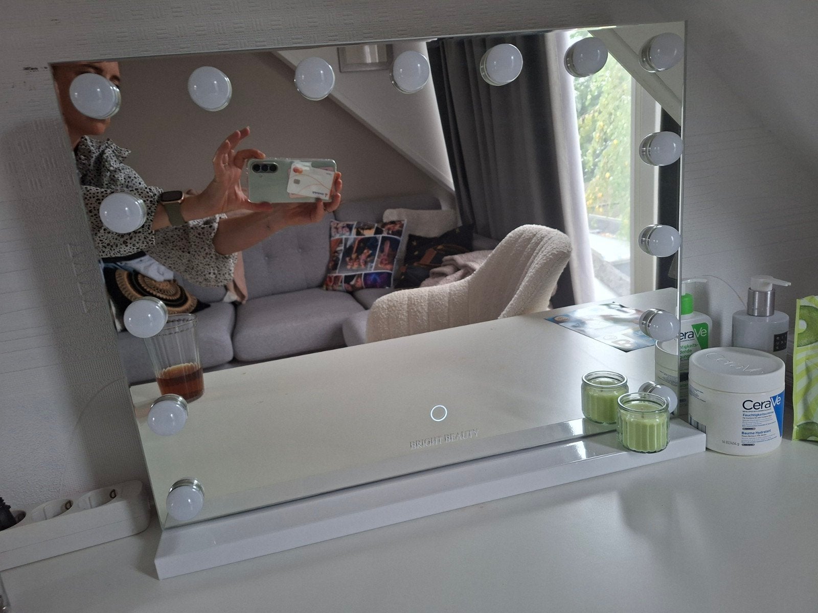 Bright beauty make-up spiegel, Ophalen of Verzenden