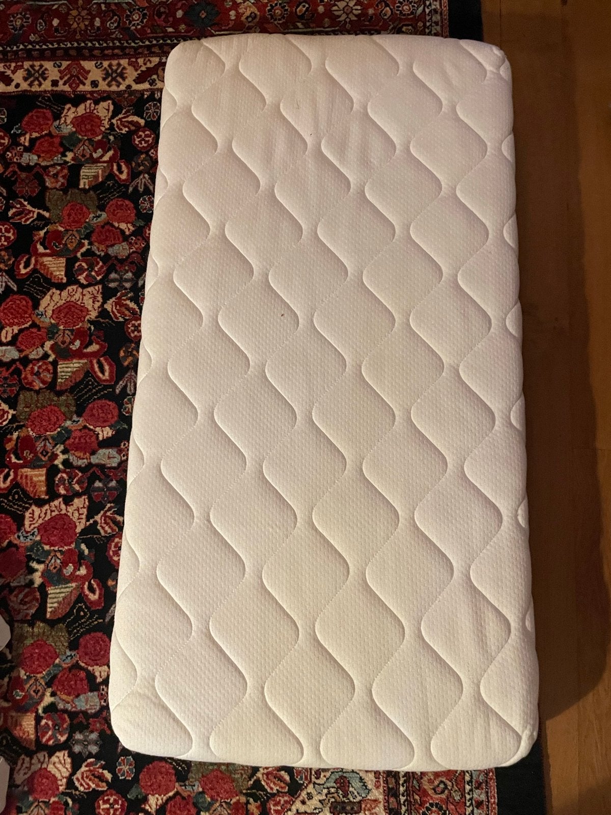 Matras 60x120 met 3 lakens en 2 matrasbeschermers, Ophalen, Gebruikt, 190 cm of minder, Matras