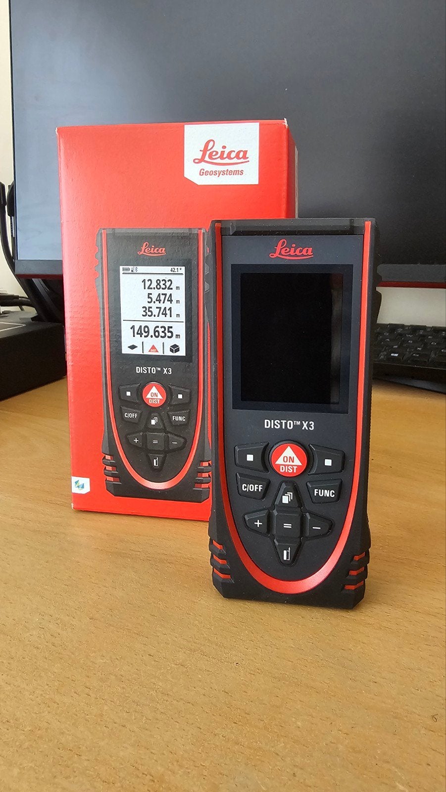 Leica DISTO X3 - Zgan, met garantie, Ophalen of Verzenden, Zo goed als nieuw, Multimeter