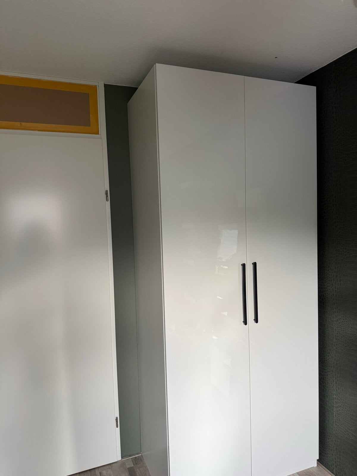 IKEA Pax Kast - Hoogglans Wit met Indeling, Ophalen, Overige materialen, 200 cm of meer, 50 tot 100 cm
