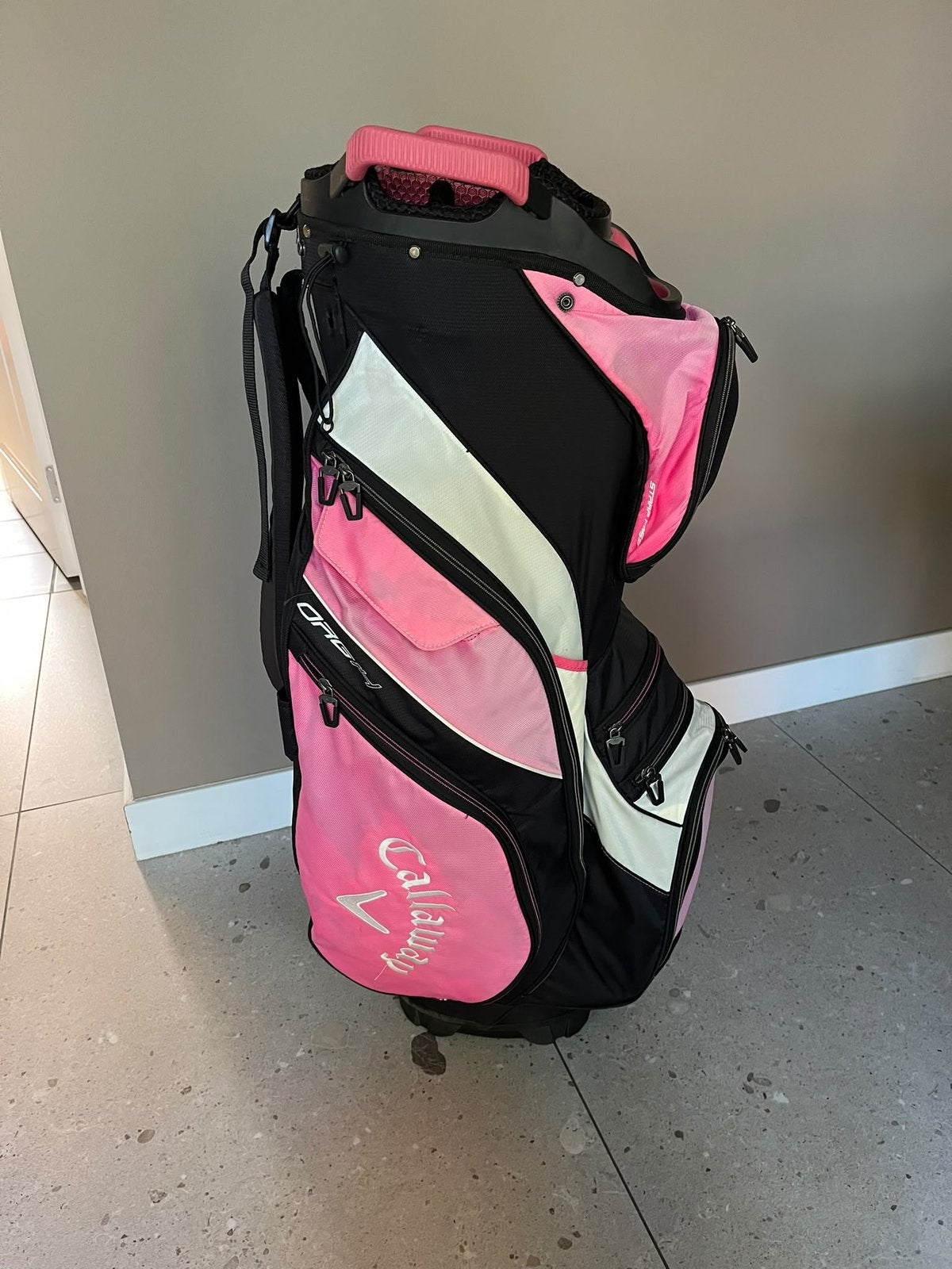Golftas, lengte 90 cm, 13 vakjes voor clubs, putter separaat, Ophalen, Zo goed als nieuw, Tas, Callaway