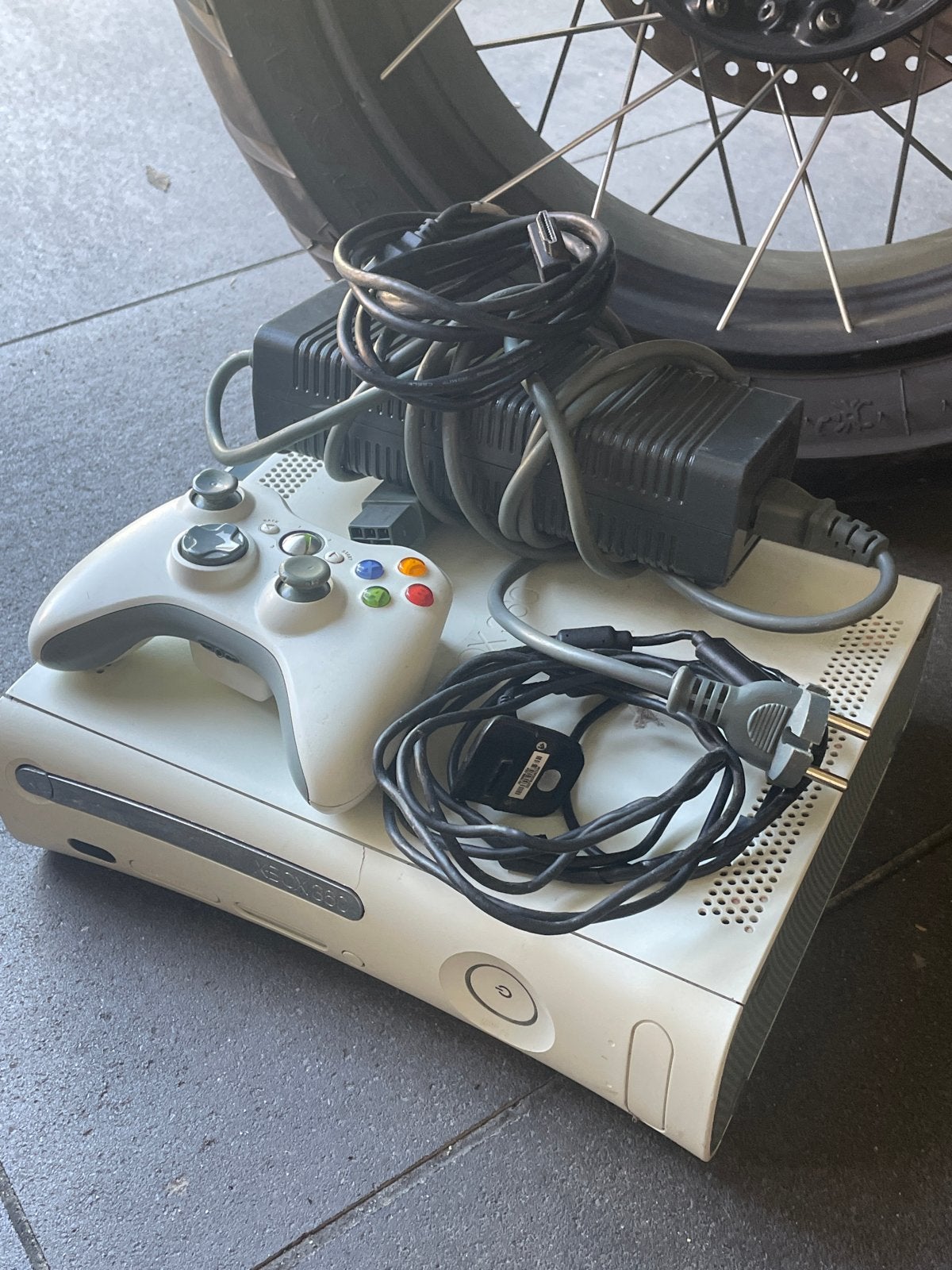 Xbox 360 Console met Controller en Voeding 60GB HDD 360, Ophalen of Verzenden, Gebruikt