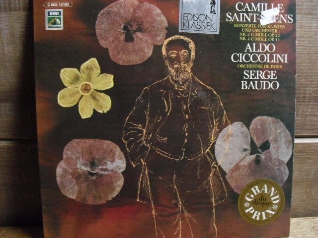 Camille Saint Saens - Aldo Ciccolini "Konzert fur Klavier N, LP, Gebruikt, Saint-Saëns, Ophalen of Verzenden