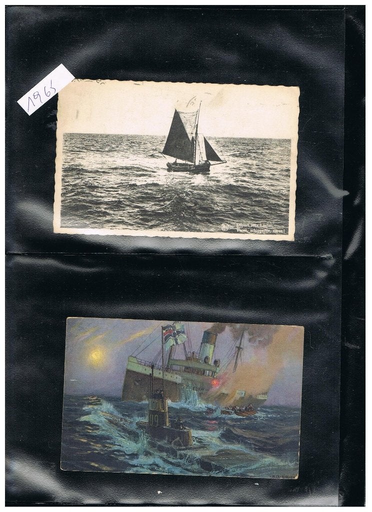 ALBUM OUDE POSTSTUKKEN DEEL 2, Verzamelen, Foto's en Prenten, Verzenden, Voor 1940, Gebruikt, Overige onderwerpen