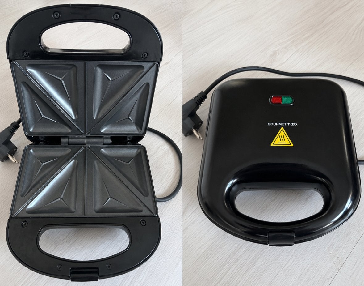 Nieuwe Gourmetmaxx tosti-ijzer / sandwichmaker, Ophalen of Verzenden, Nieuw