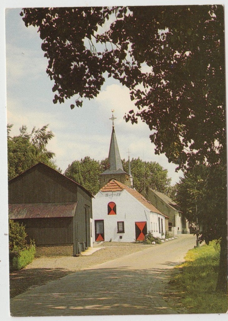 Bokhoven Dorpstraatje Kerktoren Gelopen 1992, Verzenden, 1980 tot heden, Gelopen, Noord-Brabant