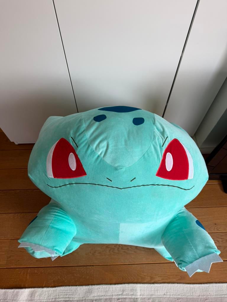 Knuffel Bulbasaur - XXL formaat +- 80cm, Kinderen en Baby's, Speelgoed | Knuffels en Pluche, Ophalen, Gebruikt, Overige typen