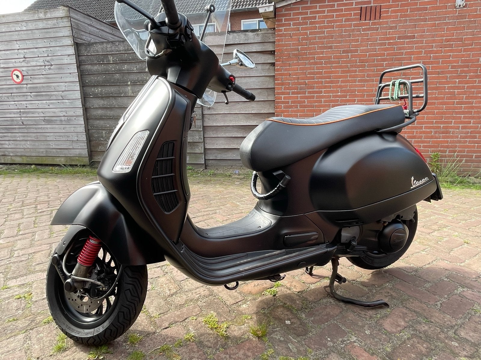 Vespa GTS 300 i.e. - Mat Zwart, Motoren, Motoren | Piaggio, Scooter, 300 cc, Gebruikt, Particulier