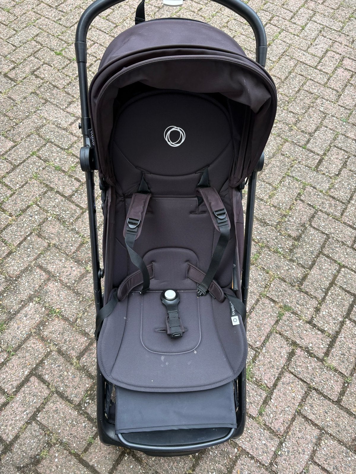 Bugaboo Bee 6 kinderwagen - Zwart, Ophalen of Verzenden, Gebruikt, Overige merken, Verstelbare rugleuning