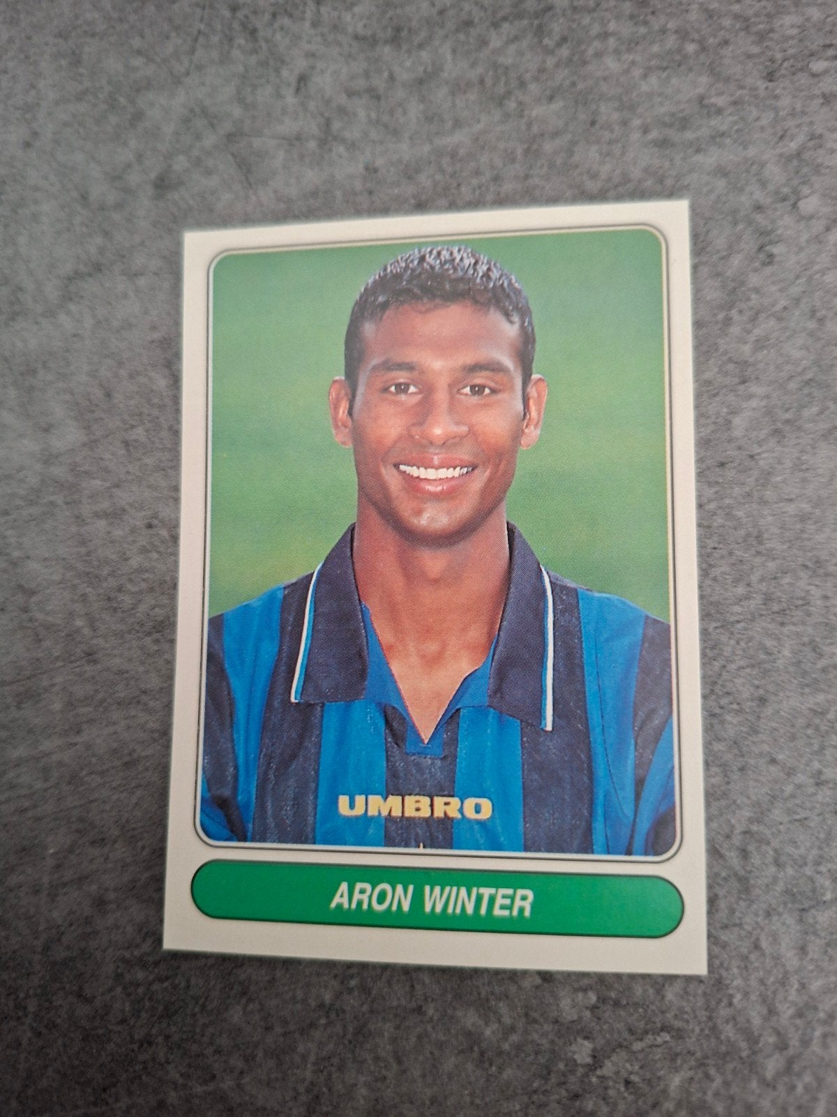 Panini sticker European Football Stars. Aron Winter Inter., Verzenden, Zo goed als nieuw, Sticker