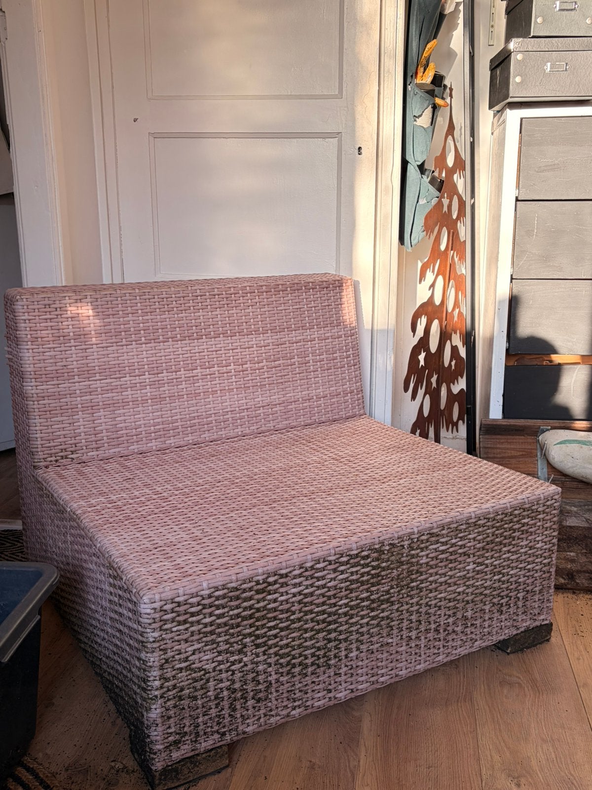 Element wicker, Ophalen of Verzenden, Zo goed als nieuw, Wicker, 2 zitplaatsen
