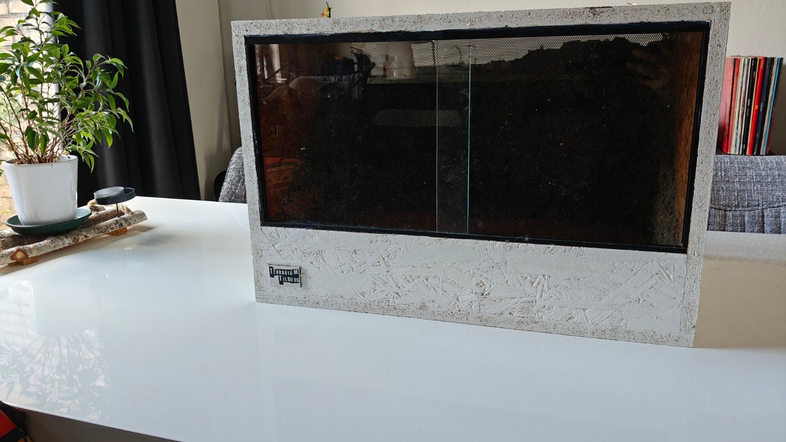 Terrarium 60x40x40 (Terrarium Tilburg), Dieren en Toebehoren, Reptielen en Amfibieën | Toebehoren, Ophalen, Zo goed als nieuw