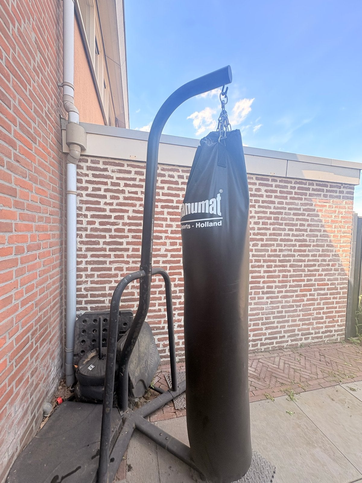 Bokszak met standaard - Hanumat Sports Holland, Ophalen, Gebruikt, Bokszak