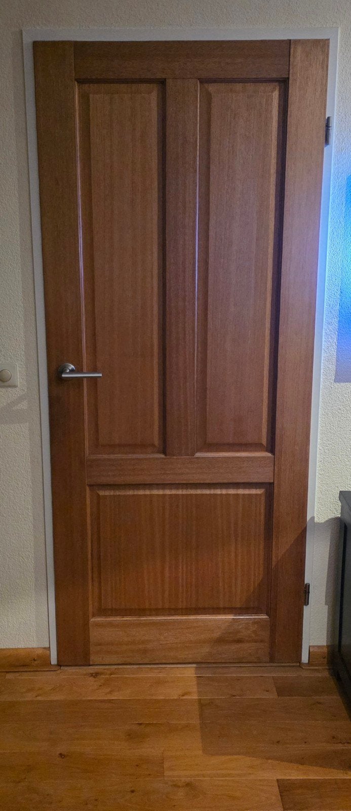 opdek Binnendeur Meranti, Doe-het-zelf en Verbouw, Deuren en Horren, Ophalen, Gebruikt, 80 tot 100 cm, Binnendeur
