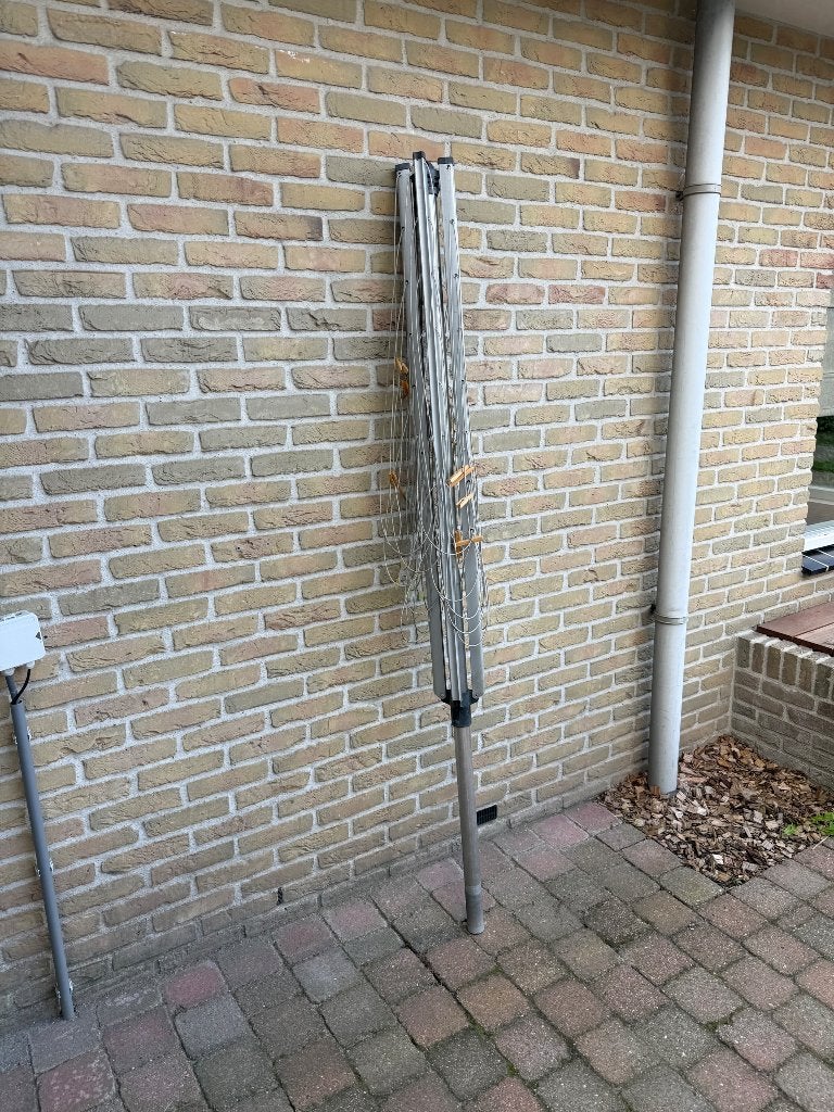 Brabantia droogrek buiten, Ophalen, Gebruikt, Droogmolen