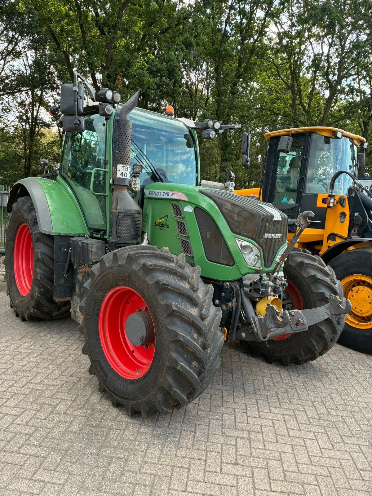 Fendt 716 met herder, Zakelijke goederen, Agrarisch | Tractoren, Ophalen, Gebruikt, Meer dan 160 Pk, Fendt