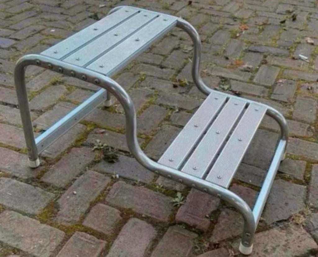 Opstap trapje krukje voor de camper of caravan, Ophalen of Verzenden