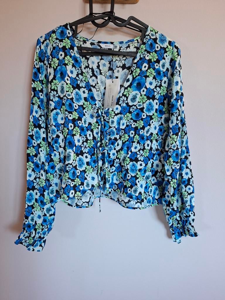 Nieuwe ENVII blouse met bloemenprint, maat L, Kleding | Dames, Maat 42/44 (L), Nieuw, ENVII, Lange mouw