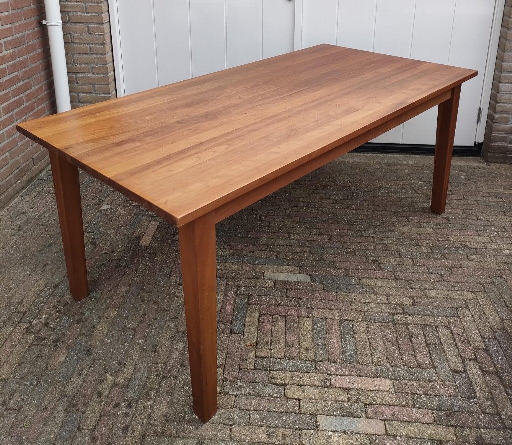 Eetkamertafel 180 x 90 x 75 cm, Huis en Inrichting, Tafels | Eettafels, Ophalen, Gebruikt, 50 tot 100 cm, Strak ontwerp met warme uitstraling