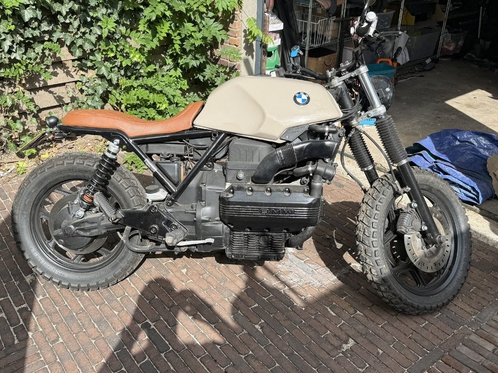 BMW K100 Scrambler, volledig opgebouwd in 2026, Motoren, 4 cilinders, Motorrijbewijs A, Gebruikt, Particulier