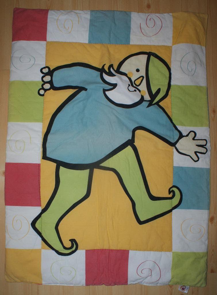 Cz boxkleed met opdruk. 80 Cm x 110 cm. Van 100% katoen., Ophalen of Verzenden, Gebruikt