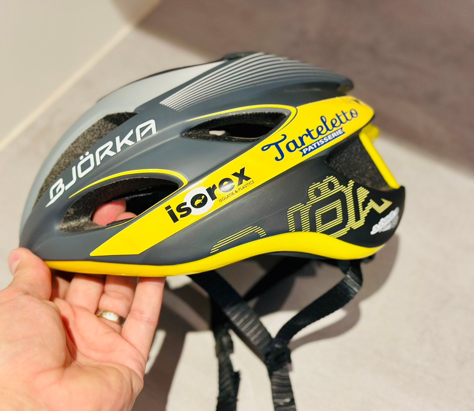 Wielrenkleding wielrenhelm fietshelm helm maat M 54-58 cm, Ophalen of Verzenden, Zo goed als nieuw, M, Heer of Dame