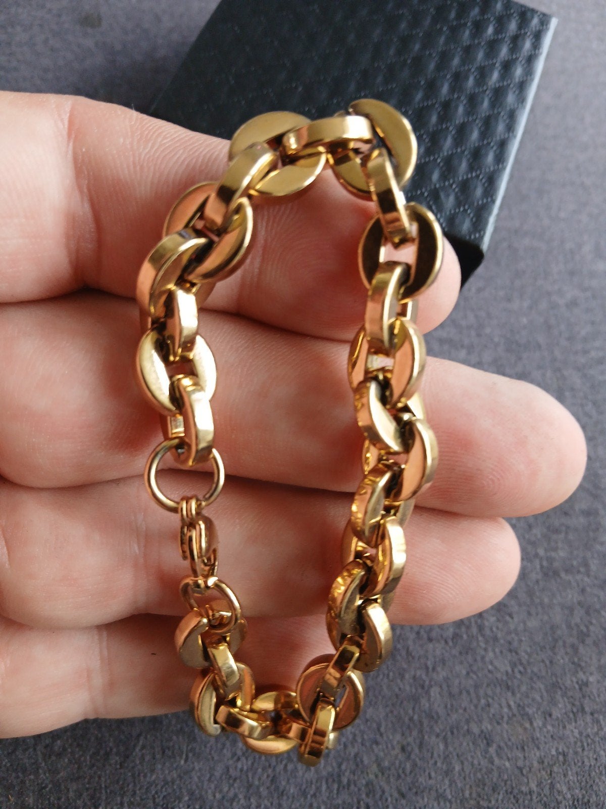 18k gold plated armband nieuw, Ophalen of Verzenden, Nieuw, Goud, Overige materialen